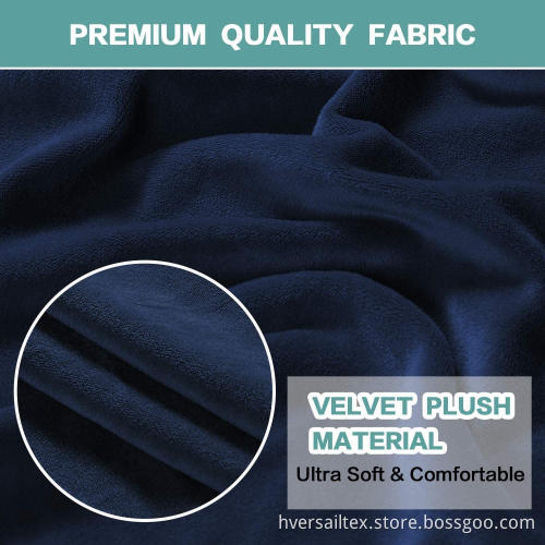 Stretch Velvet Sofa Slipcover Width 72"-96"